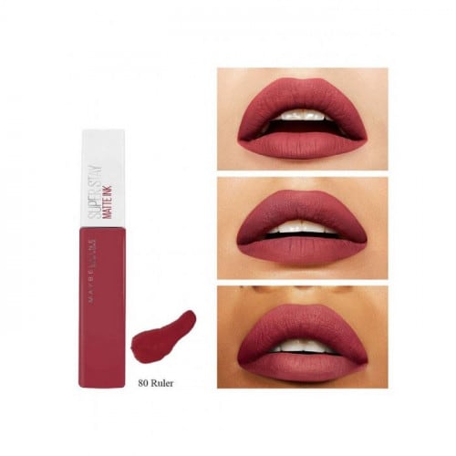 MAYBELLINE SUPERSTAY MATTE INK LIQUID RULER NUMERO 80 MAYBELLINE SUPERSTAY MATTE INK LIQUID RULER NUMERO 80